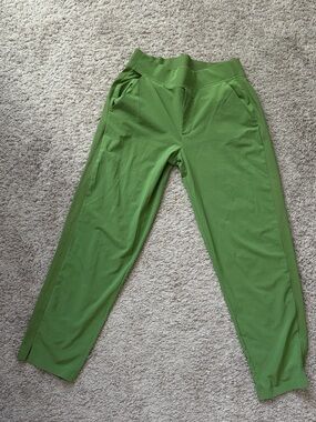 Athleta Lime Green Stretch Joggers